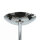 Deckenleuchte Metall Rauchglas B: 48 cm Chrom 3x E27 Retro