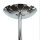 Deckenleuchte Chrom B: 60 cm Metall Rauchglas 5x E27 Kugel
