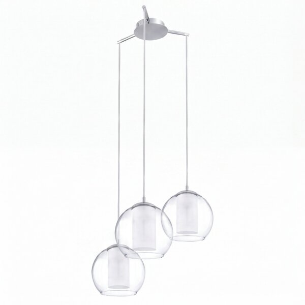 Suspension décorative Bolsano Blanc Ø50,5cm 3-Flmg
