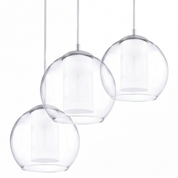 Suspension décorative Bolsano Blanc Ø50,5cm 3-Flmg