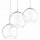 Suspension décorative Bolsano Blanc Ø50,5cm 3-Flmg