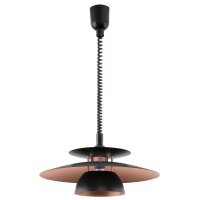 Extraordinaire lampe à suspendre Brenda cuivre...