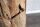Standleuchte 160cm Modern Teak Holz Leinen