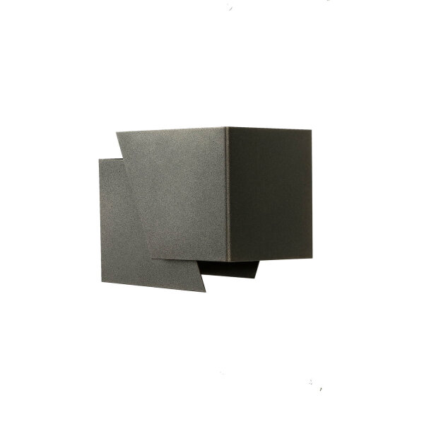 Wandlampe Metall Braun indirektes Licht BLOX