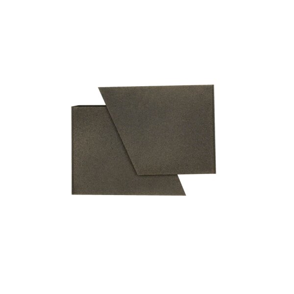 Wandlampe Metall Braun indirektes Licht BLOX