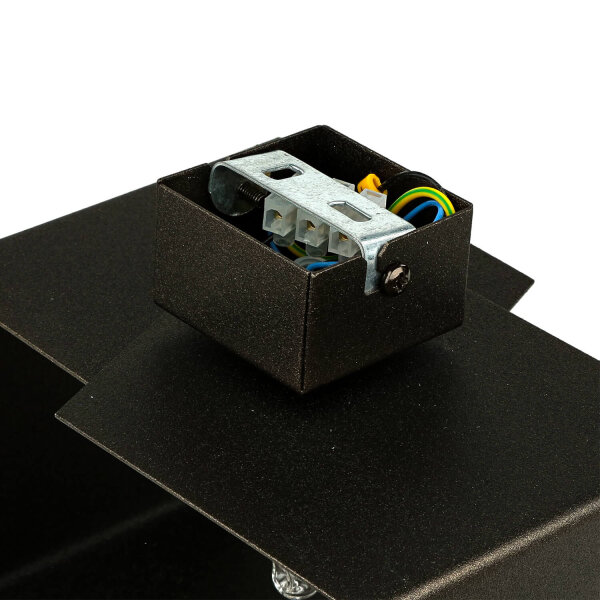 Wandlampe Metall Braun indirektes Licht BLOX