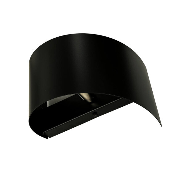 Wandleuchte Up Down Schwarz Metall schräg G9