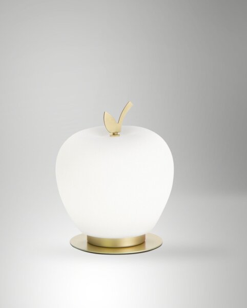LED Tischleuchte Glas 3000K Weiß 17 cm blendarm