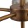 Pendelleuchte Rauchglas Metall Bronze G9 B:49 cm 9-flmg