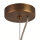 Pendelleuchte Rauchglas Metall Bronze G9 B:49 cm 9-flmg