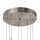 Pendelleuchte LED Nickel Metall 2700K Up Down Ø32 cm