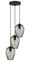 Suspension Newtown Noir &Oslash;38cm 3-Flmg
