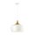 Lampe &agrave; suspendre exceptionnelle Obregon ch&ecirc;ne &Oslash;35cm