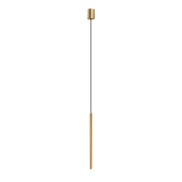 Pendelleuchte Ø 2,5 cm G9 in Gold matt Zylinder...
