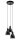 Extraordinaire lampe &agrave; suspendre Priddy Blanc &Oslash;32,5cm 3-Flmg