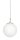 Boule Lampe &agrave; suspendre Rondo Blanc &Oslash;20cm