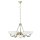 Suspension Savoy Blanc Ø74cm 6-Flmg