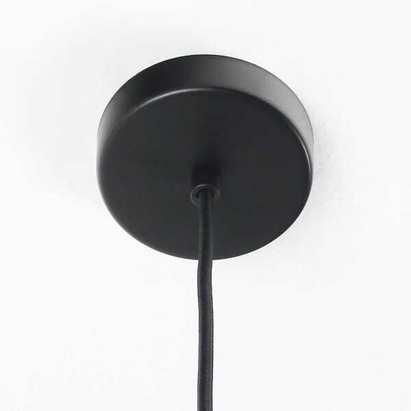 Suspension élégante noir cuivre Ø37cm TRURO