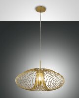 Pendelleuchte Gold E27 rund Ø60 cm dekorativ Modern