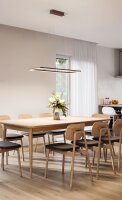 LED Pendelleuchte Aluminium IP40 3000K Rostbraun