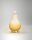 LED Tischleuchte Glas 3000K Messing Orange H:23 cm