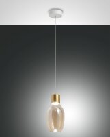 LED Hängelampe Glas Metall 3000K blendarm Ø16...