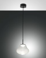 LED Hängelampe Glas 2700/3000/4000K Schwarz...