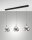LED Pendelleuchte Schwarz Rauchglas 2700/3000/4000K