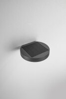 LED Wandleuchte Dunkelgrau IP54 3000K Metall T:18,3 cm