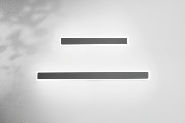 LED Wandleuchte Dunkelgrau IP65 3000K Aluminium