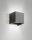 LED Wandleuchte Glas Up Down IP54 3000K Aluminium
