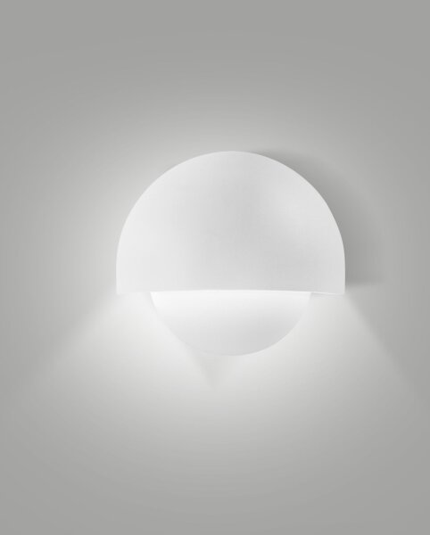 LED Wandleuchte Aluminium IP54 3000K Weiß T:6,3 cm