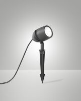 LED Leuchte Aluminium IP65 3000K Glas B:9 cm schwenkbar