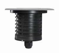 LED Einbauleuchte Edelstahl IP67 3000K B:11,6 cm