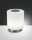 LED Tischleuchte Glas Metall 3000K Weiß 14 cm Nickel