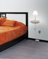 LED Wandleuchte Glas 3000K Weiß T:25 cm blendarm