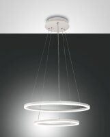 LED Pendelleuchte IP40 3000K Weiß Metall dimmbar...