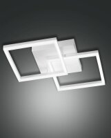 LED Deckenleuchte Aluminium 3000K Weiß dimmbar B:45 cm