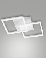 LED Deckenleuchte Aluminium 3000K Weiß dimmbar H:10 cm