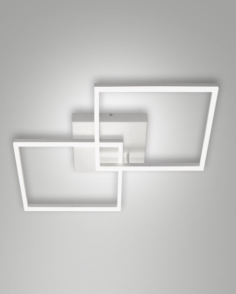 LED Deckenleuchte Aluminium 3000K Weiß dimmbar L:65 cm