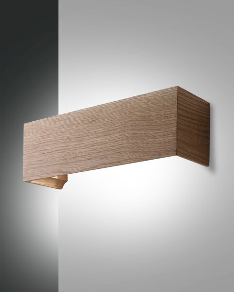 LED Wandleuchte Holz Up Down 3000K blendarm T:11 cm