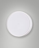 LED Deckenleuchte IP65 3000K Sensor Weiß Ø25...