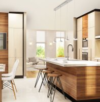 LED Hängelampe Aluminium 3000K dimmbar L:90 cm Modern