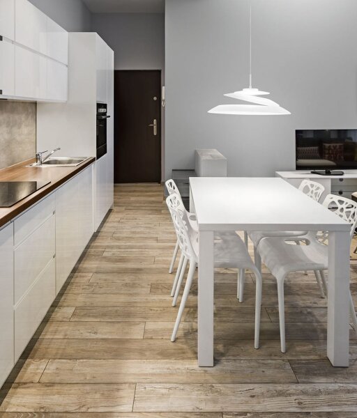 LED Pendelleuchte Glas 3000K Weiß blendarm Ø53 cm rund
