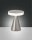 LED Tischleuchte Nickel 3000K H:20 cm dekorativ