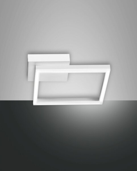 LED Deckenleuchte Aluminium 4000K Weiß dimmbar B:30 cm