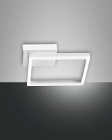 LED Deckenleuchte Aluminium 4000K Weiß dimmbar B:30 cm