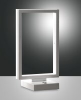LED Tischleuchte Aluminium 3000K Wei&szlig; dimmbar H:30 cm