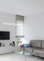 LED H&auml;ngelampe Aluminium IP40 3000K Wei&szlig; L:92 cm