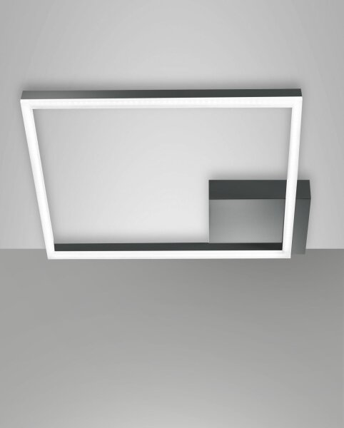 LED Deckenleuchte Aluminium 3000K Anthrazit L:45 cm
